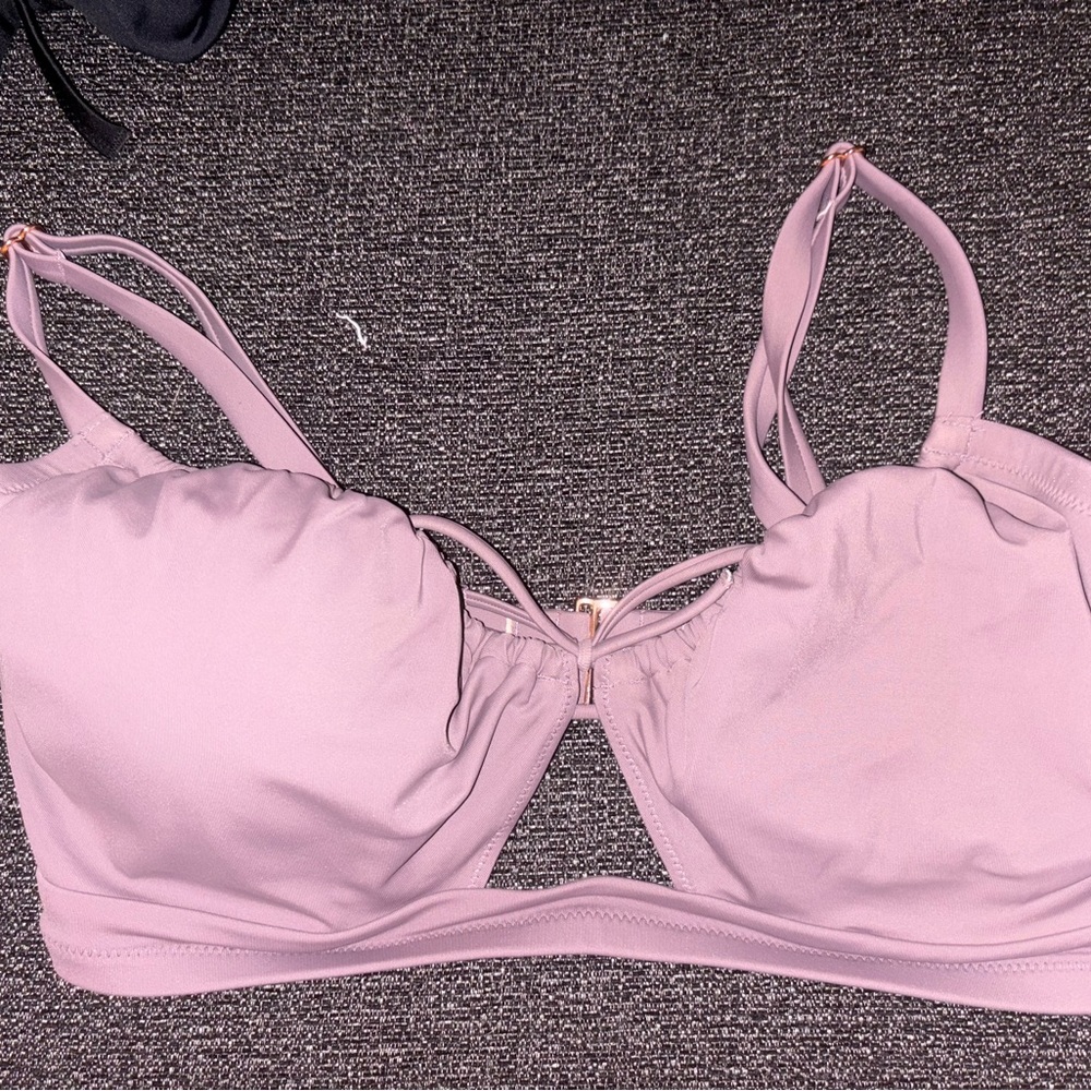 Lilac Cutout Bikini Top